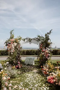jewish wedding ceremony huppa in rome