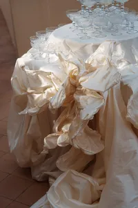 drapery editorial wedding decoration
