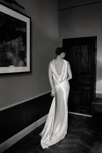 elegant bridal portrait Danielle Frankel dress