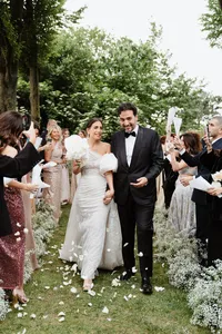 secular wedding ceremony exit in Paris