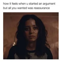 anxious attachment meme reasurance
