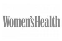 women's health logo with grey