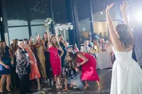 Bridal Bouquet Toss - Royal Glenora wedding Venue in Edmonton