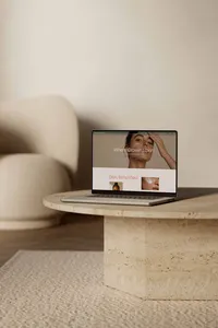 esthetician website template 3