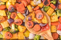 Sheet Pan Sausage & veggies web Hero-6