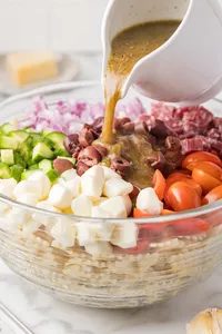 Bow Tie Pasta Salad Process-12