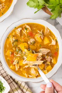 Chicken Soup with Butternut Squash-Hero 24