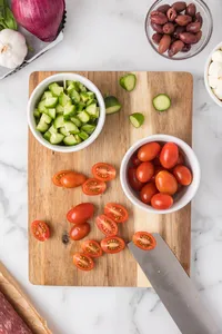 Bow Tie Pasta Salad Process-2
