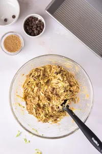 Zucchini Bread with Chocolate Chips Process-11