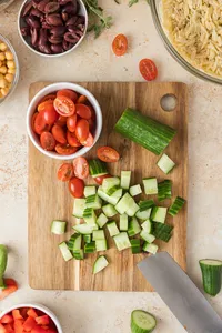 Mediterranean Orzo salad Process-6