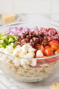 Bow Tie Pasta Salad Process-11
