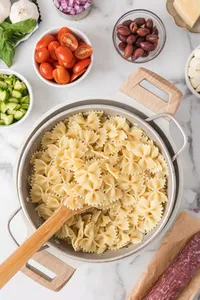 Bow Tie Pasta Salad Process-4