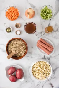 Lentils & Spätzle Process 1