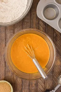 Pumpkin Banana Muffins Process web-5
