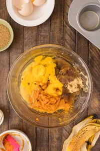 Pumpkin Banana Muffins Process web-4