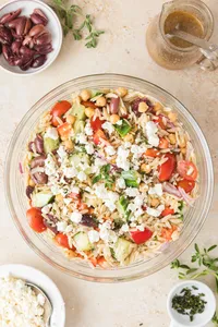 Mediterranean Orzo salad Process-9