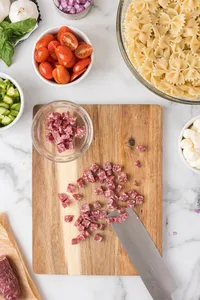 Bow Tie Pasta Salad Process-5