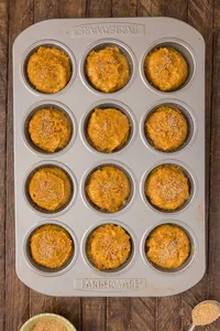 Pumpkin Banana Muffins Process web-12