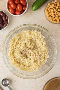Mediterranean Orzo salad Process-5