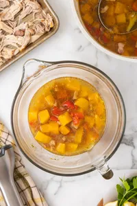Chicken Soup with Butternut Squash-Process 16