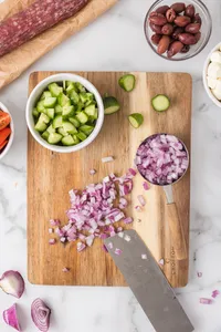 Bow Tie Pasta Salad Process-3