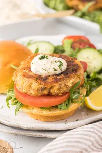 Salmon Patties Heros-16