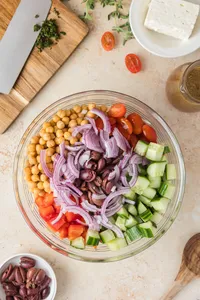 Mediterranean Orzo salad Process-7