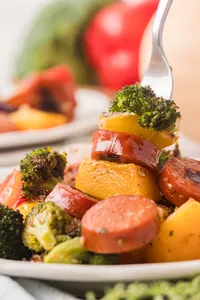 Sheet Pan Sausage & veggies web Hero-13