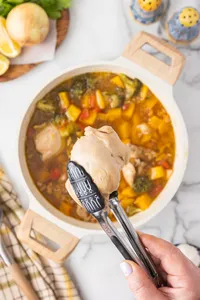 Chicken Soup with Butternut Squash-Process 14