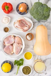 Chicken Soup with Butternut Squash-Process 1