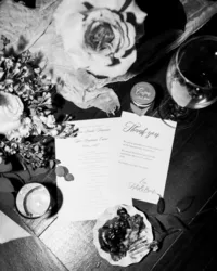 editorial wedding details, party details