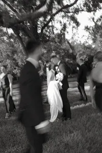 Wedding party editorial photo