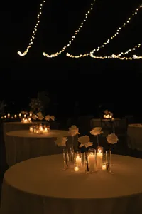 Dark and moody wedding reception at Powel Crosley Estate