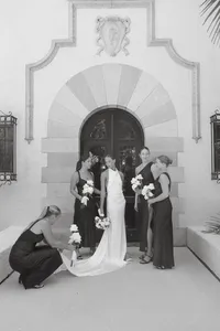 Bridal party at Powel Crosley Estate
