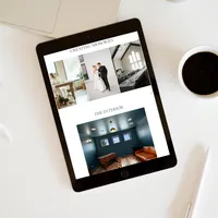 Black and Cream Minimalist Digital Mockup Instagram Post
