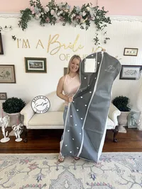 aberdeen nc wedding dress boutique bride taking home her wedding dress