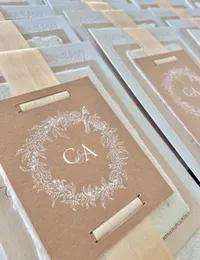 invitation design for a couple in Washington DC