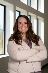 Des Moines Iowa Branding Photographer headshot real estate agent flash photography
