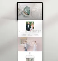 Stee Garman full website mockup