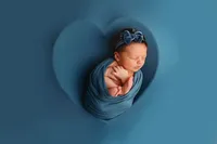 Newborn posed for Baby Photos in Charleston, SC.