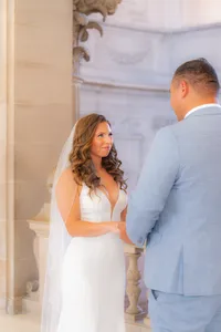bride ceremony at san francisco city hall wedding