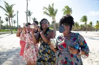 cat-ken-wedding-ceremony-guests-seated-hard-rock-punta-cana-dominican-republic