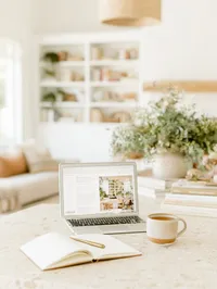 u7533872169_Luxury_editorial_home_library_with_laptop_displayin_c18f8025-c80b-40e3-aaad-a85d4b28a21cthecreativeemberflorencetemplate