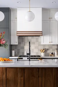 Remodel and Furnish_Modern_Edwardian Home_Kitchen Island Lighting