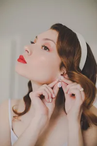 Coiffure mariée élégante Normandie France