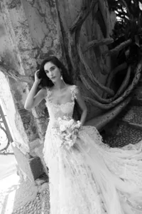 Editorial bridal portrait during Lake Como destination wedding