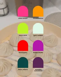 Hot Gossip color palette