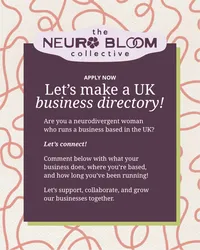 Social media mockup for The Neuro Bloom Collective