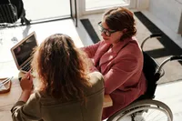 people having a meeting