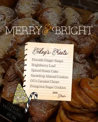 Merry & Bright menu mockup